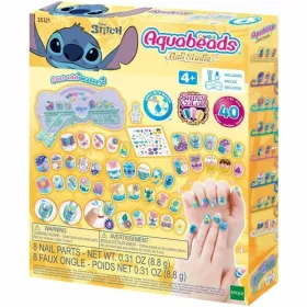 Manikyyrisetti Aquabeads Nail Studio Stitch Monivärinen 40 Kappaletta