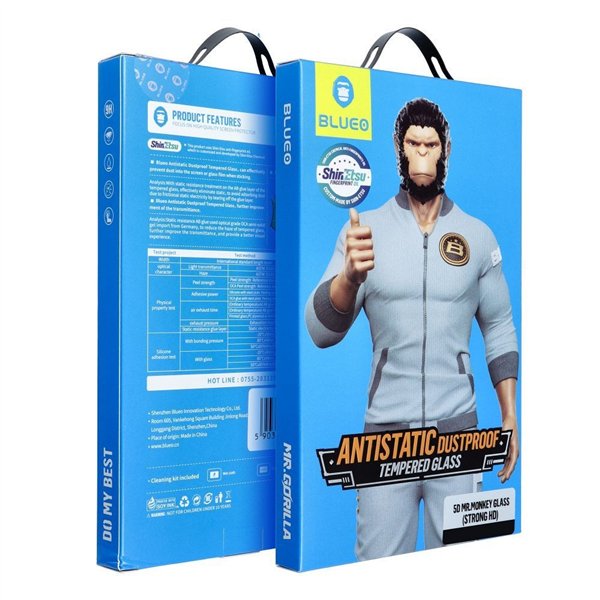 Tempered glass 5D Mr. Monkey Glass (Strong Lite) Samsung S931 S25 black