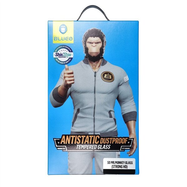 Tempered glass 5D Mr. Monkey Glass (Strong Lite) Samsung S931 S25 black