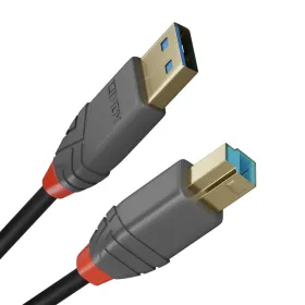 USB A uz USB B Kabelis LINDY Melns 5 m 50 cm (1 gb.)