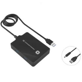USB-разветвитель Conceptronic 110517107101 Чёрный 90 cm (1 штук)