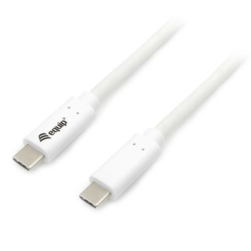 Кабель USB-C — USB-C Equip 12836207101 Белый 2 m