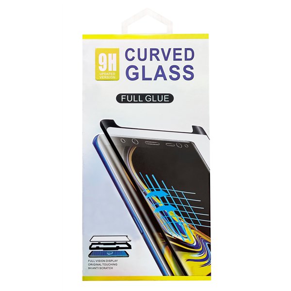 Tempered glass 9D Curved Full Glue for Xiaomi Redmi Note 14 Pro Plus 5G black