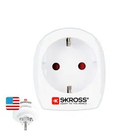 Virta-adapteri Skross 1500203-E Eurooppalainen Yhdysvallat