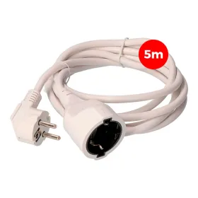 Extension Lead EDM 23204 White 5 m