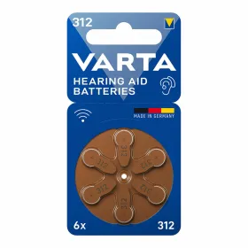 Kuulokojeen paristo Varta Hearing Aid 312 PR41 6 osaa