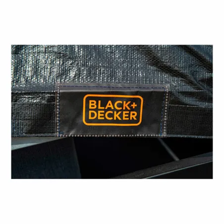 Piekabes pārsegs Black & Decker Melns 1,6 x 2,5 m