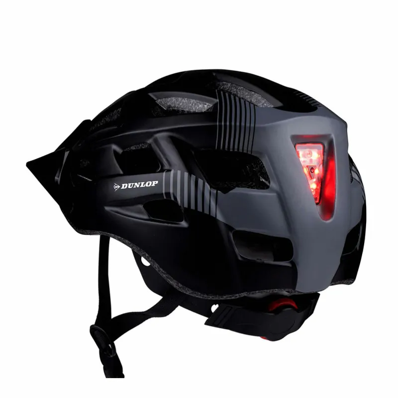 Aikuisten pyöräilykypärä Dunlop Musta Harmaa L 58-61 cm