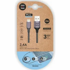 Lightning kabelis Tech One Tech TEC2022 Pilka
