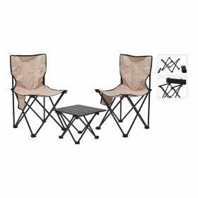 Table set with 2 chairs Lifetime Black Cream
