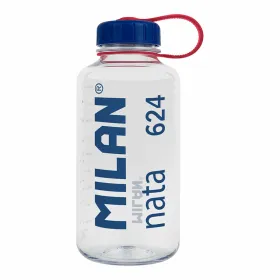 Vandens butelis Milan 1 L Skaidrus Plastmasinis