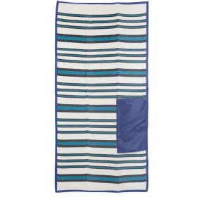 Beach Towel Milos Blue polypropylene 90 x 180 cm