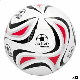 Jalkapallo Aktive 5 Ø 22 cm Valkoinen PVC (12 osaa)