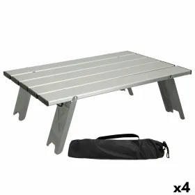Sulankstomas stalas Aktive Sidabras Aliuminis 40 x 13 x 28,5 cm (4 vnt.)