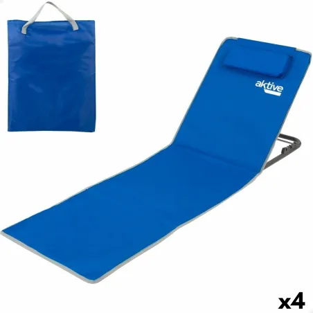 Коврик Aktive наклоняется 147 x 55 x 48 cm PVC 600D Синий Сталь Губка (4 штук)