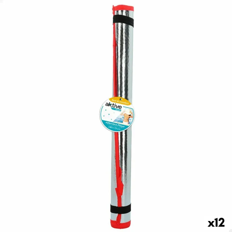 Пляжный коврик Aktive PVC 180 x 0,5 x 75 cm (12 штук)