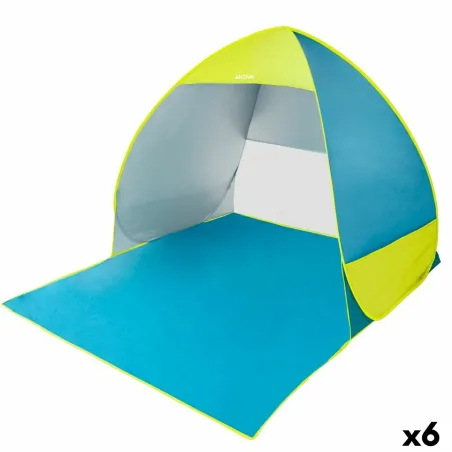 Beach Windscreen Aktive 160 x 110 x 140 cm Blue Green (6 Units)