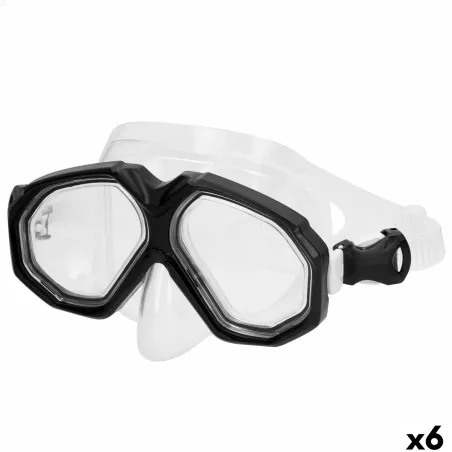 Sukellusmaski AquaSport Musta (6 osaa)