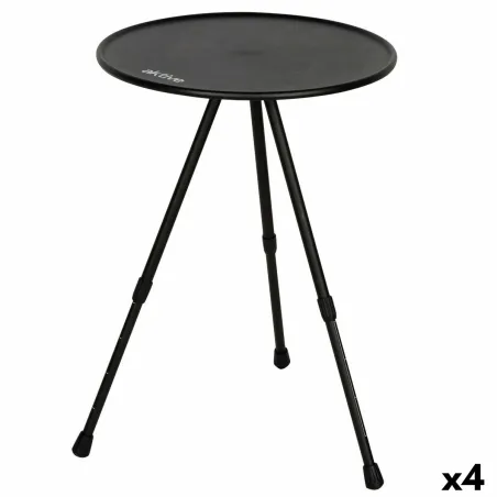 Sulankstomas stalas Aktive Juoda 37 x 55 x 37 cm (4 vnt.)