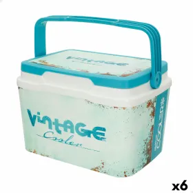 Portable Rigid Cooler Aktive Blue Plastic 5 L 28 x 19 x 21 cm (6 Units)