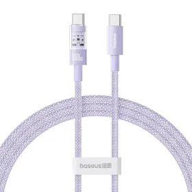 USB-C - USB-C kabelis Baseus P10373000511-00 Purpurinis 1 m