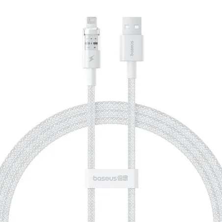 USB - Lightning kabelis Baseus P10373003211-00 Balta 1 m