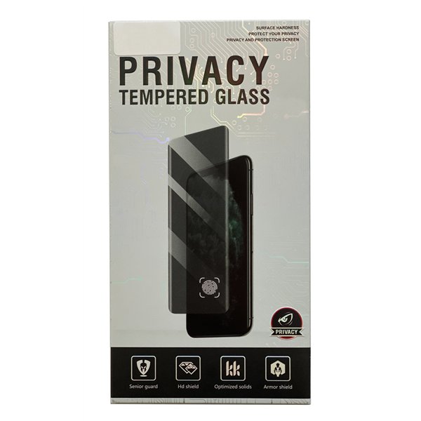 Tempered glass Full Privacy for Samsung S938 S25 Ultra black