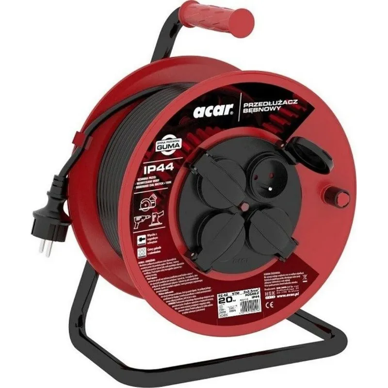 Extension Lead Acar M02112 Black 20 m