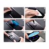 LCD apsauginis stikliukas M1 5D UV Glue Samsung S908 S22 Ultra 5G lenktas skaidrus