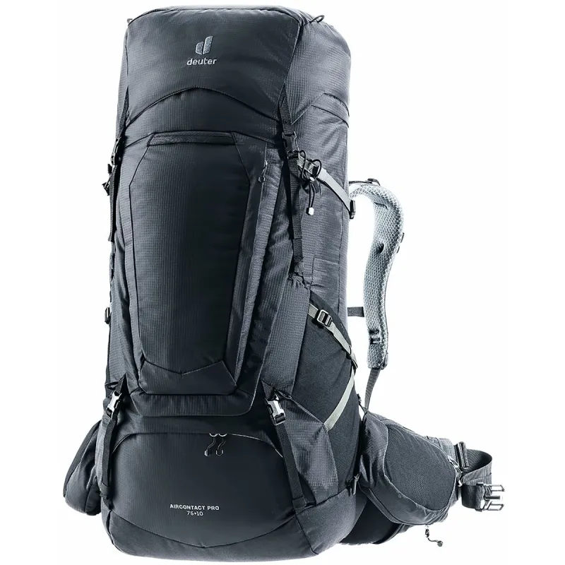 Mountain Backpack Deuter Aircontact Pro 75+10 Black 85 L