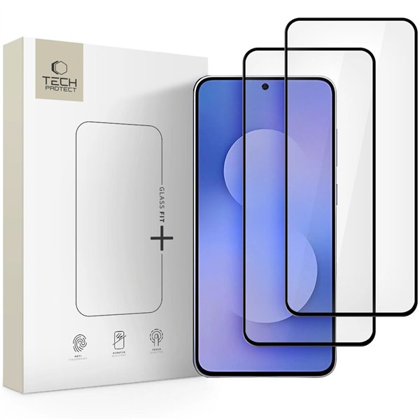 Tempered glass Tech-Protect Glass Fit+ 2-Pack Samsung S731 S25 FE black