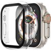 LCD apsauginis stikliukas/dėklas 360 degree cover Apple Watch 45mm skaidrus