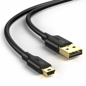 USB 2.0 A - Mini USB B kabelis Ugreen 30472 Juoda