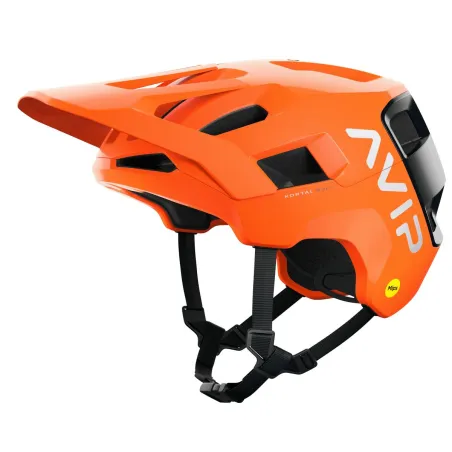 Pieaugušo Riteņbraukšanas Ķivere POC Kortal Race MIPS Melns Oranžs 55-58 cm