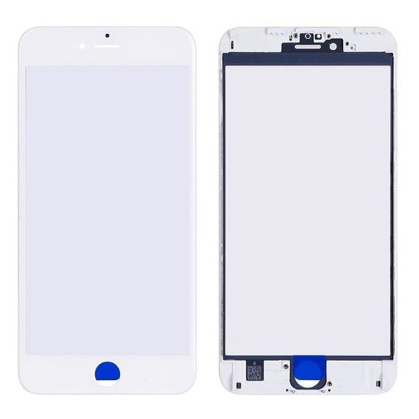 LCD screen glass Apple iPhone 6 Plus with frame and OCA white V2 ORG