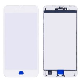 LCD screen glass Apple iPhone 6S Plus with frame and OCA white V2 ORG