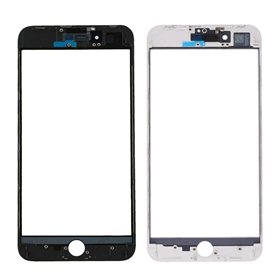 LCD screen glass Apple iPhone 8 Plus with frame and OCA white V3