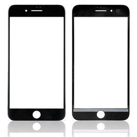 LCD screen glass Apple iPhone 8 Plus with frame and OCA black V2 ORG