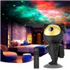 LED 3D galaxy and star projector Reach Astronaut, black