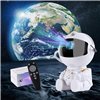LED 3D galaxy and star projector Reach Mini Astronaut, white