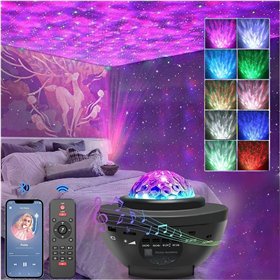 LED star projector Reach Starry Bowl, black