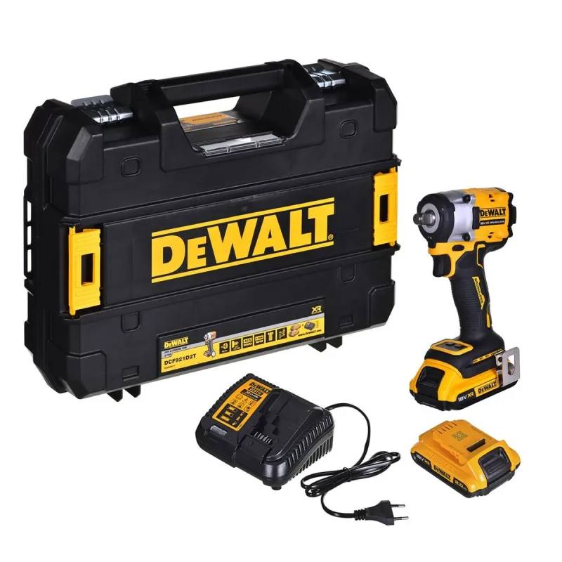 Smūginis veržliasukis Dewalt DCF921D2T 18 V 406 Nm 610 Nm