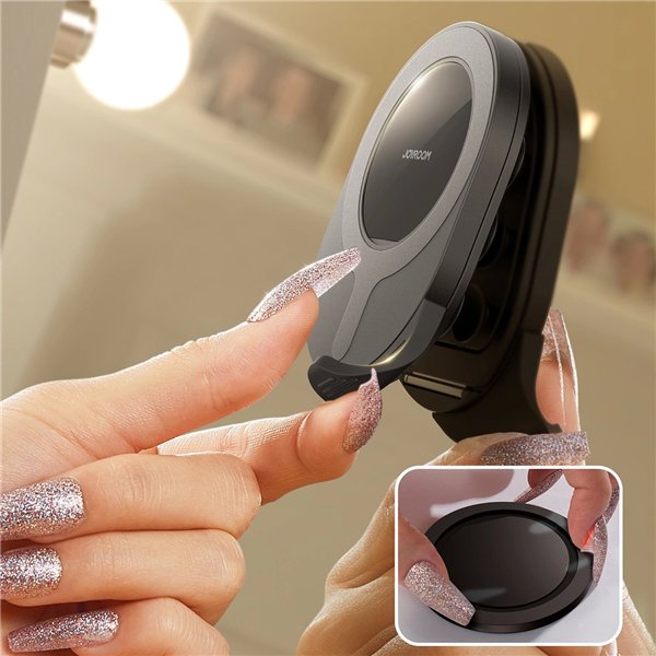 Magnetic holder with suction cups Joyroom JR-ZS418 black