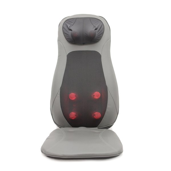 Masažinė sėdynė Tellos BC-015 Bodycare (kaklo, nugaros ir sėdmenų masažuoklis) pilka