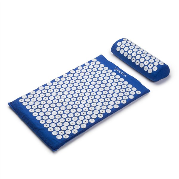 Acupressure massage mat with cushion MM-001 blue