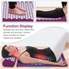 Acupressure massage mat with cushion MM-001 pink