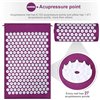Acupressure massage mat with cushion MM-001 burgundy