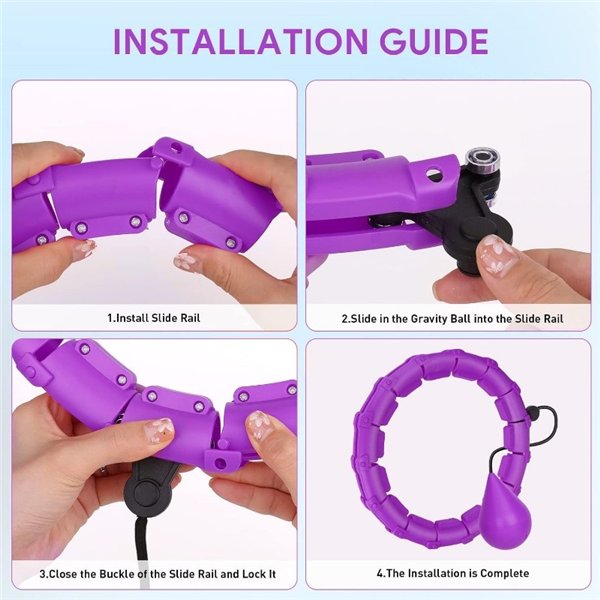Smart Hula Hoop M1 purple