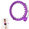 Masažuojantis gimnastikos lankas Smart Hula Hoop M2 violetinis