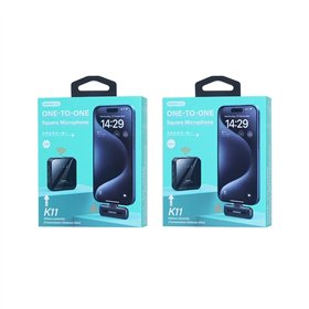 Mikrofonas Remax K11 Lightning juodas